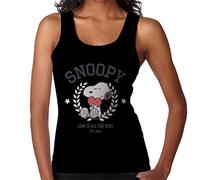 All+Every Peanuts Snoopy Love Is All You Need Est 1950 Women's Vest