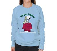 All+Every Peanuts Snoopy Tis The Season Festive Stocking Women's Sweatshirt