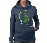All+Every Peanuts Snoopy Woodstock Brighten Your Christmas Women's Hooded Sweatshirt
