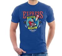 All+Every Postman Pat Express Delivery Lets Go Men's T-Shirt Royal Blue
