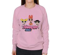 All+Every Powerpuff Girls Trio Blossom Jump Women's Sweatshirt Light Pink