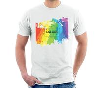 All+Every Pride Love Wins Men's T-Shirt White