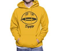 All+Every Rainbow Zippy Unzipped Men's Hooded Sweatshirt