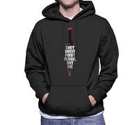 All+Every Rambo First Blood They Drew First Blood Not Me Men's Hooded Sweatshirt Black