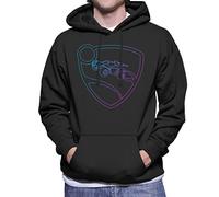 All+Every Rocket League Glowing Shield Logo Men's Hooded Sweatshirt Black