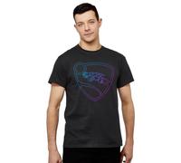 All+Every Rocket League Glowing Shield Logo Men's T-Shirt Black