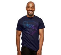 All+Every Rocket League Glowing Shield Logo Men's T-Shirt Navy Blue