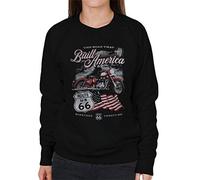 All+Every Route 66 Road That Built America Women's Sweatshirt Black