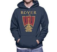 All+Every Rover Logo British Motor Heritage Men's Hooded Sweatshirt Navy Blue