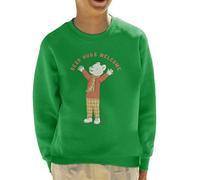 All+Every Rupert Bear Hugs Welcome Kid's Sweatshirt