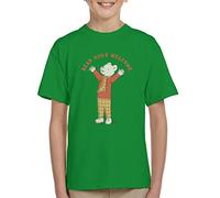 All+Every Rupert Bear Hugs Welcome Kid's T-Shirt Kelly Green