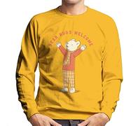 All+Every Rupert Bear Hugs Welcome Men's Sweatshirt Gold