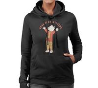 All+Every Rupert Bear Hugs Welcome Women's Hooded Sweatshirt Black
