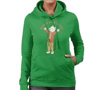 All+Every Rupert Bear Hugs Welcome Women's Hooded Sweatshirt Kelly Green