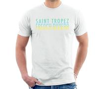 All+Every Saint Tropez Sunset Silhouette Men's T-Shirt White