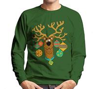 All+Every Scooby Doo Christmas Baubles Men's Sweatshirt Bottle Green