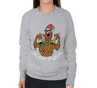 All+Every Scooby Doo Christmas Tangled in Lights Women's Sweatshirt