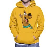 All+Every Scooby Doo Collar Smile Men's Hooded Sweatshirt Gold