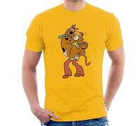 All+Every Scooby Doo Halloween Gang Surrounded by Ghosts Men's T-Shirt