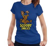 All+Every Scooby Doo Pizza Scooby Snacks Women's T-Shirt Royal Blue