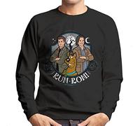 All+Every ScoobyNatural Sam And Dean Winchester Ruh Roh Men's Sweatshirt Black