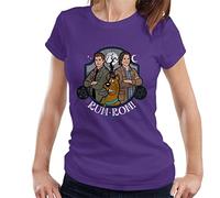 All+Every ScoobyNatural Sam and Dean Winchester Ruh Roh Women's T-Shirt Purple