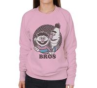 All+Every Sesame Street Ernie And Bert Bros Women's Sweatshirt Light Pink