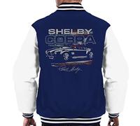 All+Every Shelby Cobra 1965 Est 1962 Men's Varsity Jacket Navy/White