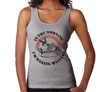 All+Every Shrek Donkey in The Morning Im Making Waffles Women's Vest Heather Grey