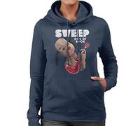 All+Every Sooty Dog Of Rock Sweep Women's Hooded Sweatshirt Navy Blue