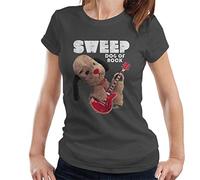 All+Every Sooty Dog of Rock Sweep Women's T-Shirt Charcoal