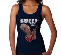 All+Every Sooty Dog of Rock Sweep Women's Vest Navy Blue