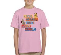 All+Every Sooty Izzy Wizzy Let's Get Busy Kid's T-Shirt Light Pink