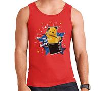 All+Every Sooty Top Hat Izzy Wizzy Let's Get Busy Men's Vest Red