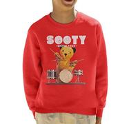 All+Every Sooty World Tour Drums Kid's Sweatshirt Red