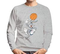 All+Every Space Jam Bugs Bunny Basketball Men's Sweatshirt Heather Grey