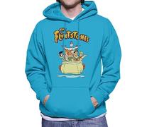 All+Every The Flintstones & Rubbles Cavemobile Trip Men's Hooded Sweatshirt Sapphire