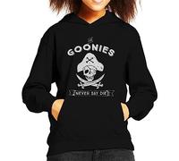 All+Every The Goonies Never Say Die Kid's Hooded Sweatshirt Black