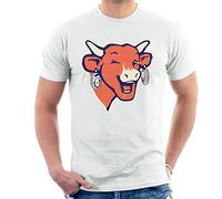 All+Every The Laughing Cow Winking Logo Men's T-Shirt White
