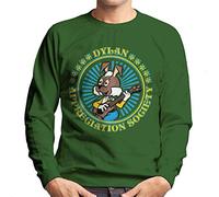 All+Every The Magic Roundabout Dylan Appreciation Society Men's Sweatshirt Bottle Green