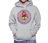 All+Every The Magic Roundabout Zebedee Appreciation Society Men's Hooded Sweatshirt Heather Grey