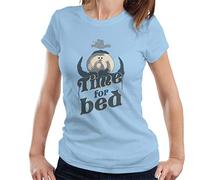 All+Every The Magic Roundabout Zebedee Time for Bed Women's T-Shirt Sky Blue