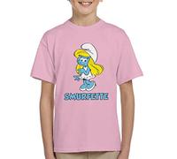 All+Every The Smurfs Smurfette Kid's T-Shirt Light Pink