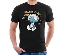 All+Every The Smurfs Spaced Out Men's T-Shirt Black