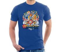 All+Every Thundercats Character Montage Men's T-Shirt Royal Blue