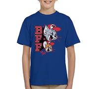 All+Every Tom and Jerry Baseball BFFs Kid's T-Shirt Royal Blue