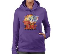All+Every Tom and Jerry Opening Title Women's Hooded Sweatshirt Purple