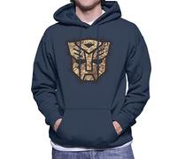 All+Every Transformers Autobots Icon Comic Men's Hooded Sweatshirt Navy Blue
