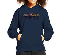 All+Every Transformers Autobots Line Up Kid's Hooded Sweatshirt