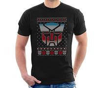 All+Every Transformers Christmas Autobot Symbol Men's T-Shirt